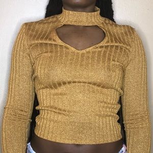 Gold Shimmery Women’s Top